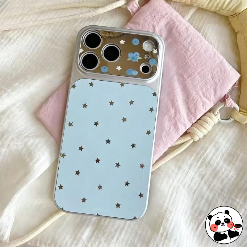Realme Note 50 - 中空星ミラーフォンケース Realme Note 80 70 70T