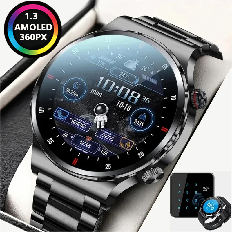 Smartwatch Custom - GPS ECG+PPG Bluetooth通話スマートウォッチ メンズ 2025 スポーツブレスレット