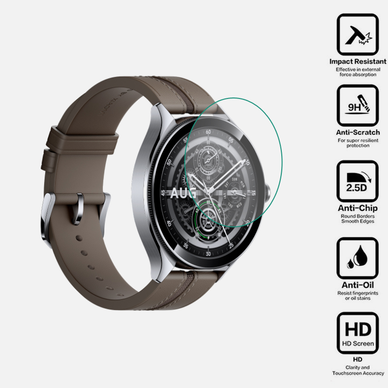 Smartwatch Icon - スマートウォッチハード強化ガラスクリア保護フィルム Xiaomi Watch 2 プロスクリーンプロテクターカバースマート Watch2