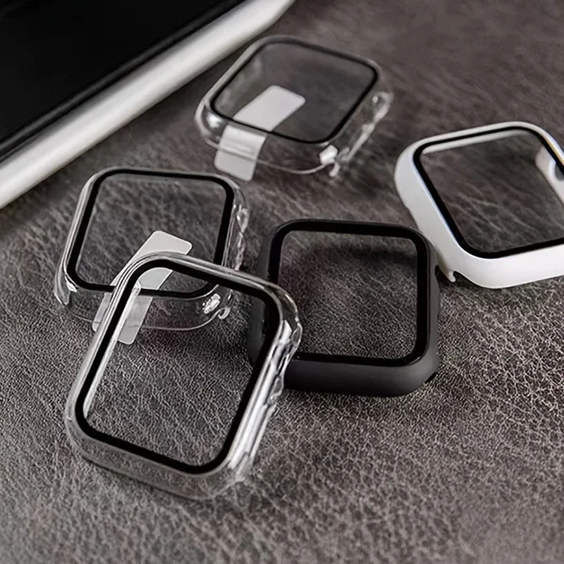 Smartwatch Icon - ガラス + マット時計カバー Apple Watch ケース