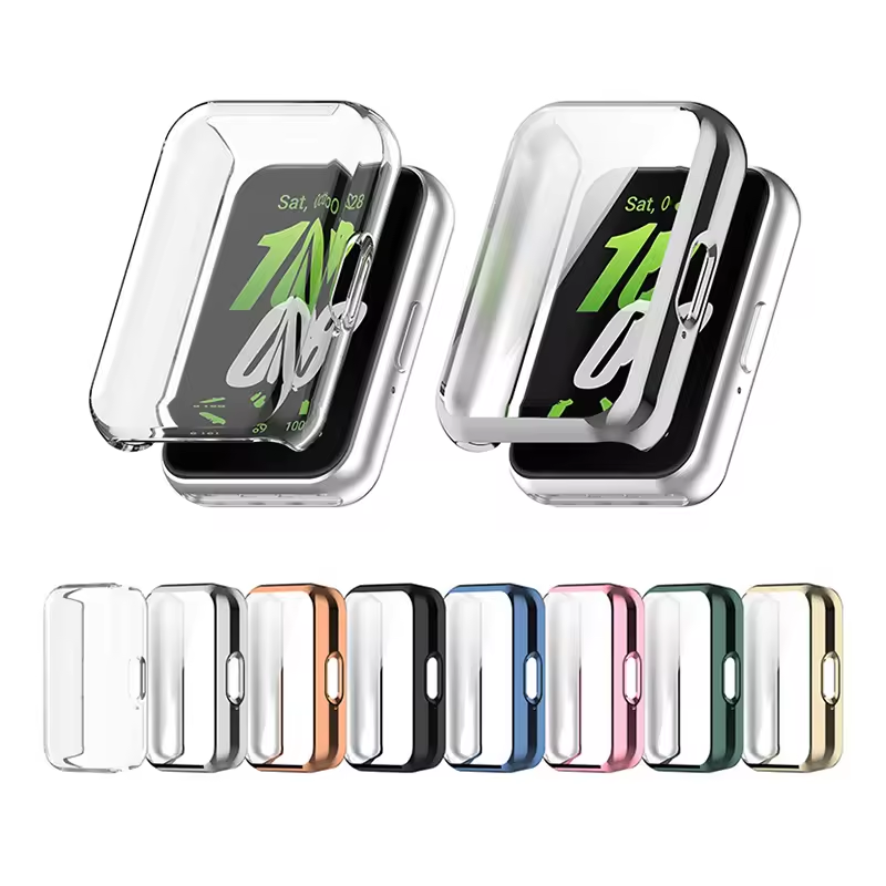 Smartwatch Icon - サムスンギャラクシー用スクリーンプロテクター,ソフトTpuバンパー,サムスンギャラクシーフィット3用スマートウォッチアクセサリー