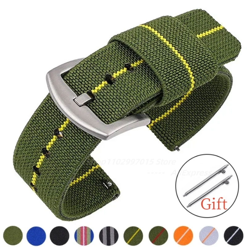 Nylon Nato Strap - ナイロン時計バンド 18 ミリメートル 20 ミリメートル 22