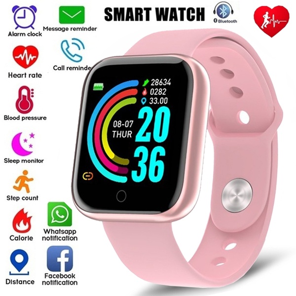 D20スマートウォッチ防水フィットネストラッカー心拍数モニタ - Smartwatch Face のレビューと価格