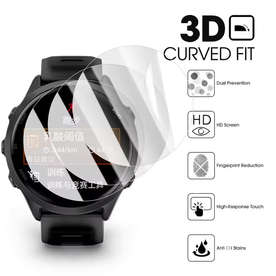 1-3 個のヒドロゲルフィルムガーミンフェニックス 8 51 - Watch Face Protector のレビューと価格