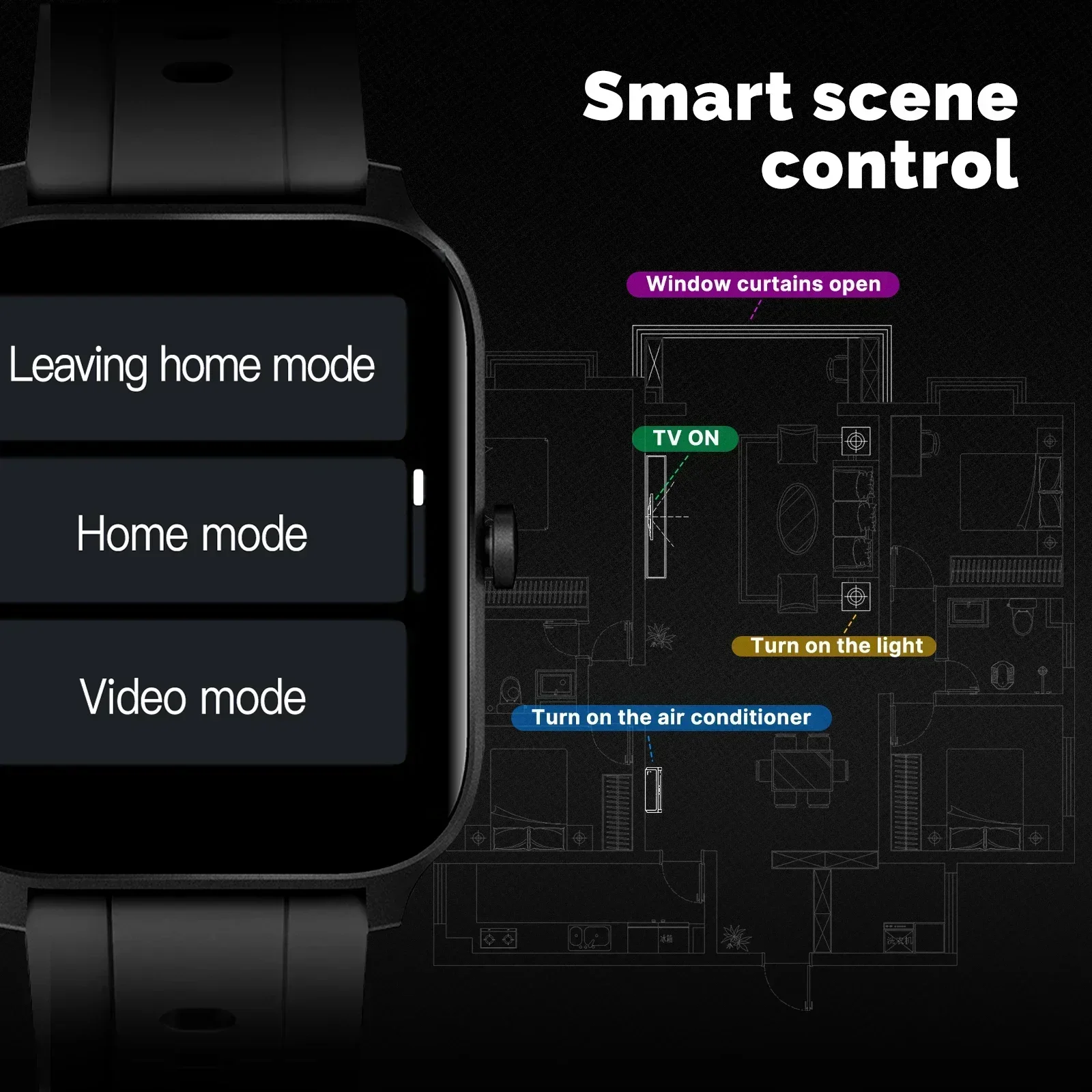 MOES スマートウォッチ Alexa 内蔵フィットネストラ - Smartwatch Face のレビューと価格