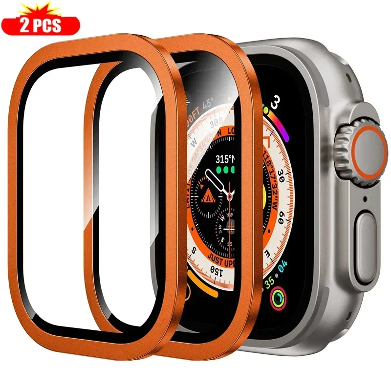 2 個チタン金属フレーム Apple Watch Ultra - Smartwatch Case のレビューと価格