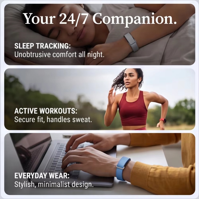 ソリッドカラーソフトウォッチストラップ Google Fit - Rugged Sport Strap のレビューと価格