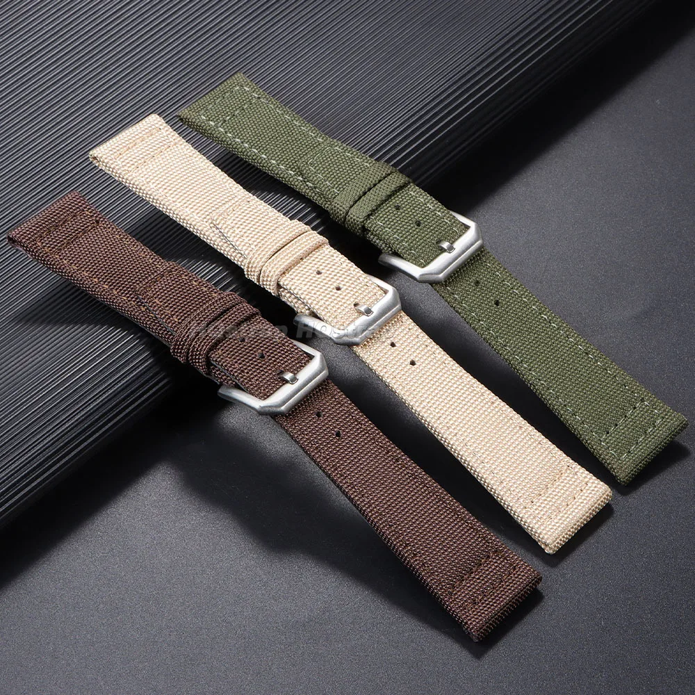 ナイロンキャンバス時計ストラップ IWC パイロット時計バン - Nylon Nato Strap のレビューと価格