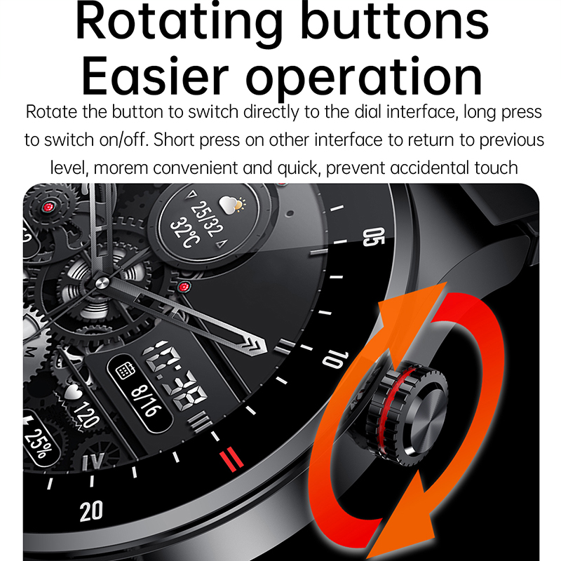 GPS ECG+PPG Bluetooth通話スマートウォッ - Smartwatch Custom のレビューと価格