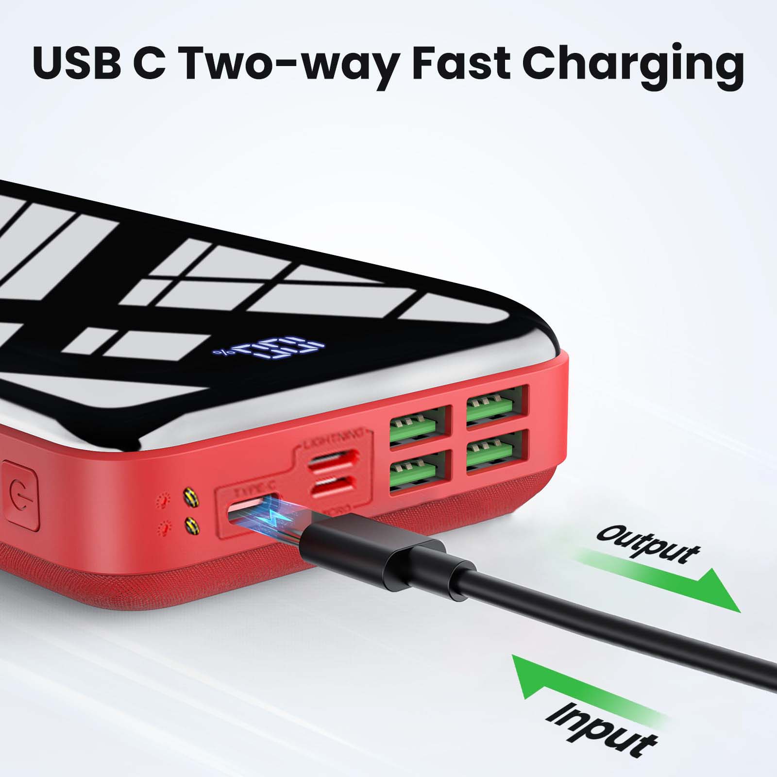 ポータブル充電器 30000mAh パワーバンク、USB-C - Smartwatch Ac のレビューと価格