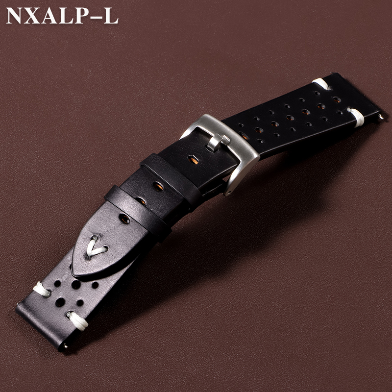 レザーウォッチストラップ,レトロスタイル,オイルワックス変色 - Nylon Nato Strap のレビューと価格