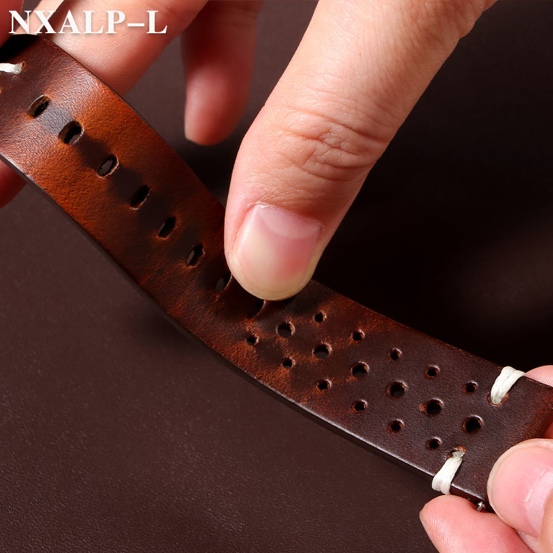 レザーウォッチストラップ,レトロスタイル,オイルワックス変色 - Nylon Nato Strap のレビューと価格