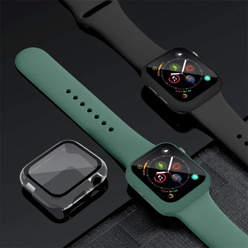 ガラス + マット時計カバー Apple Watch ケース - Smartwatch Icon のレビューと価格