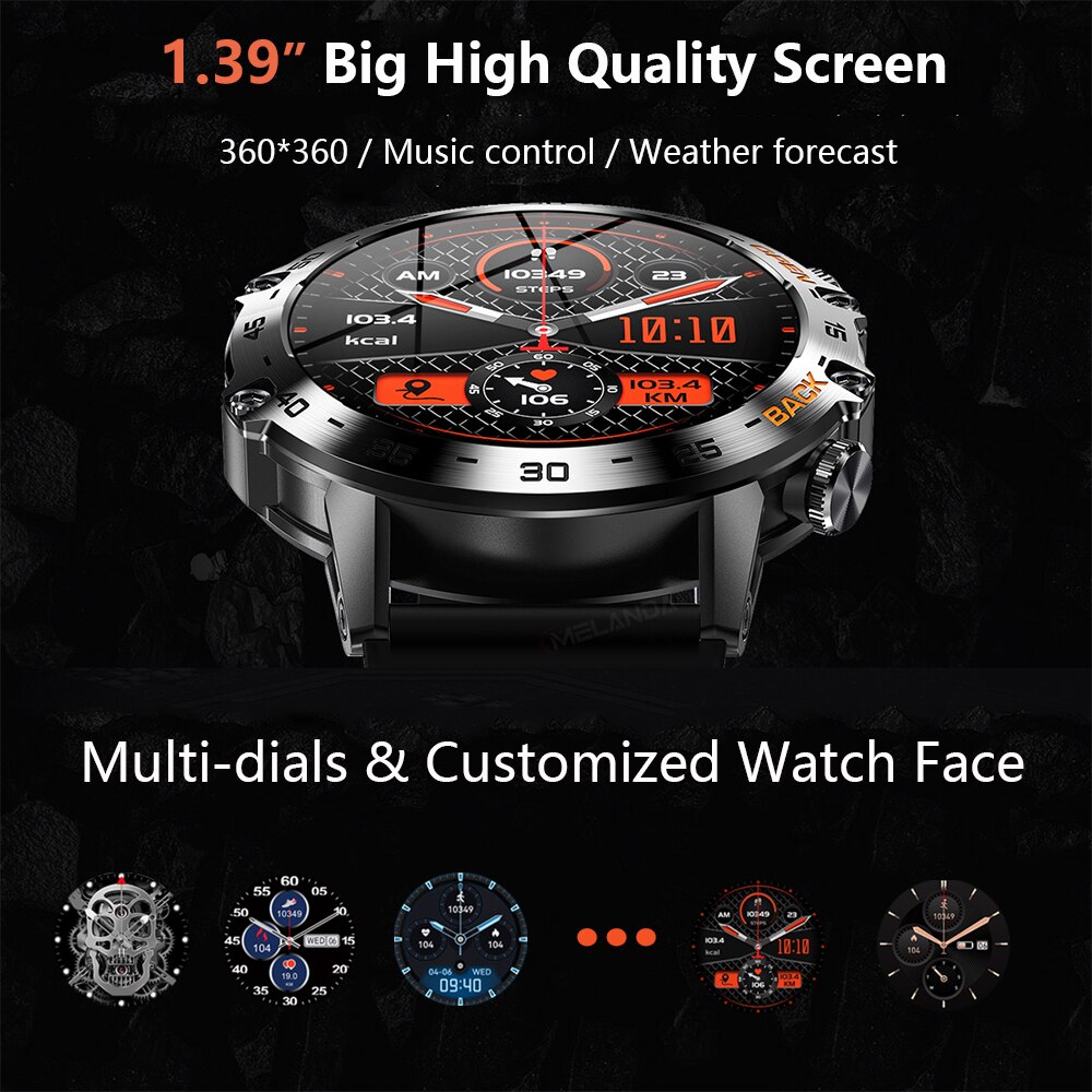 MEVADEN 1.39 インチ Bluetooth 通話ス - Smartwatch Face のレビューと価格