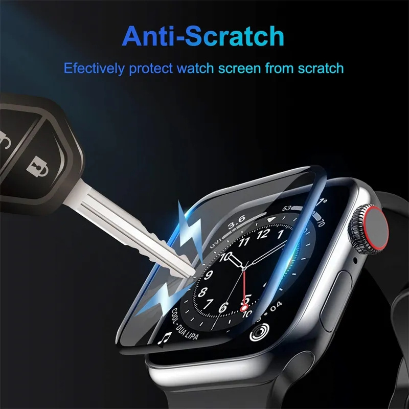 ソフトガラス Apple Watch スクリーンプロテクター - Smartwatch Case のレビューと価格