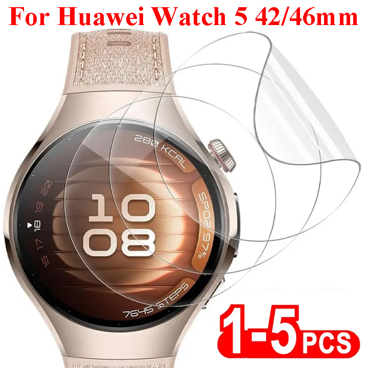 Huawei Watch 5 42mm/46mm用ハイドロゲ - Watch Face Protector のレビューと価格