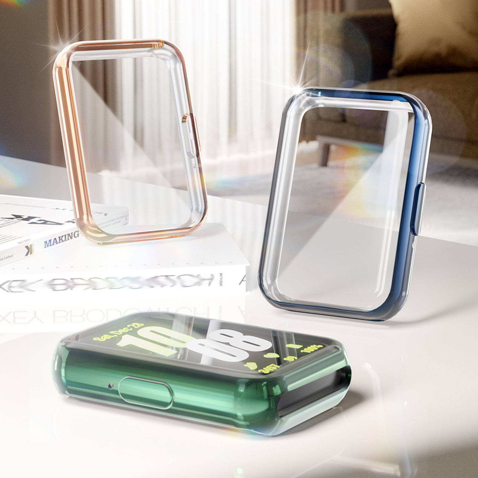 サムスンギャラクシー用スクリーンプロテクター,ソフトTpuバ - Smartwatch Icon のレビューと価格