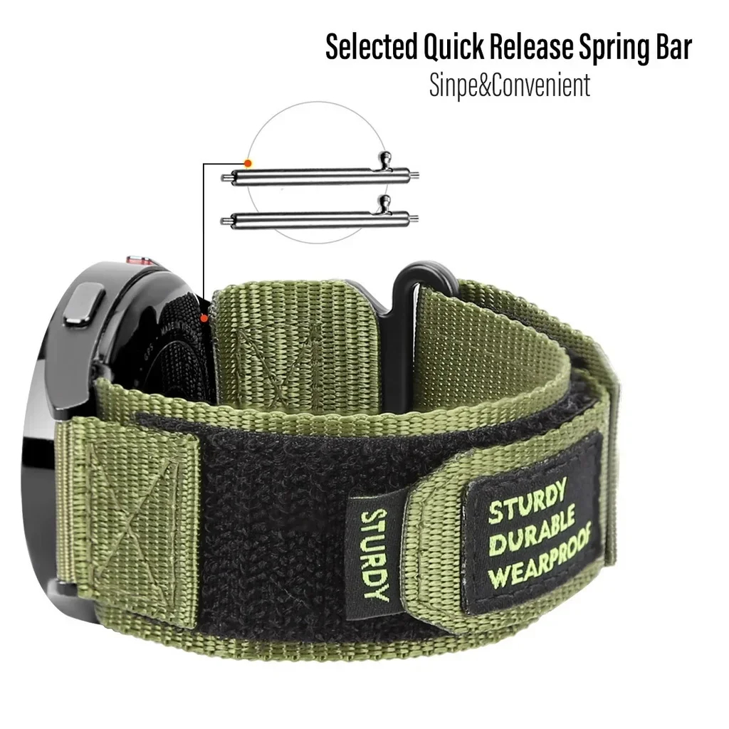 クイックフィットナイロンストラップ Samsung Gala - Nylon Nato Strap のレビューと価格