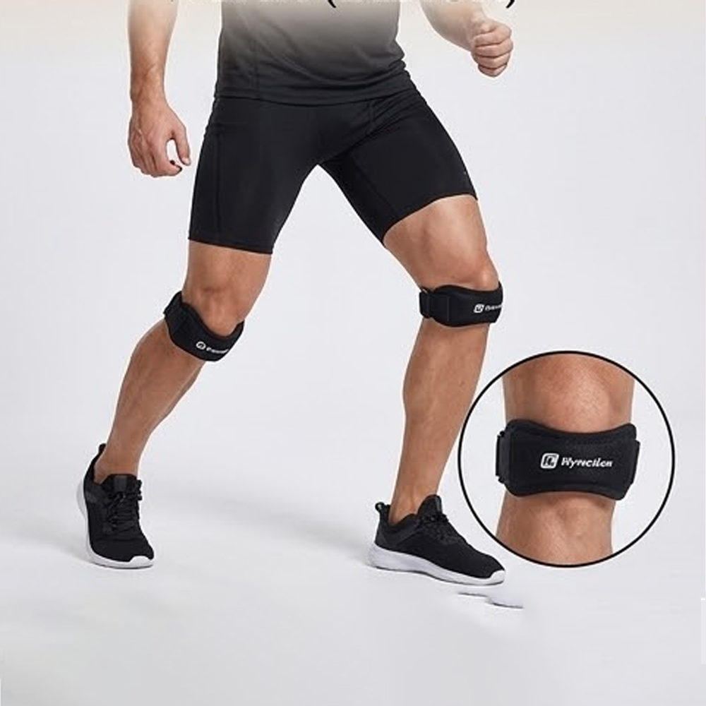 2 個の膝蓋骨バンド調節可能なシリカゲル膝腱ストラッププロテ - Rugged Sport Strap のレビューと価格