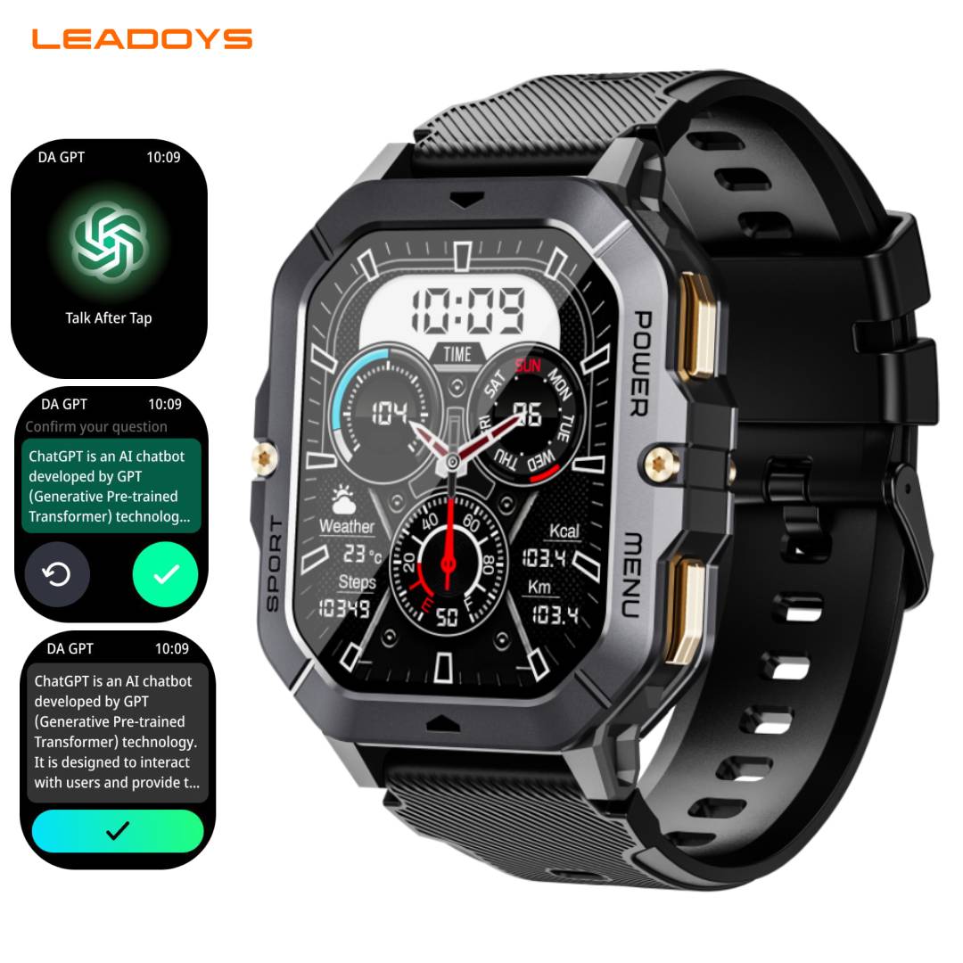 Leadoys C28 スマートウォッチ、2.02インチフル - Smartwatch Face のレビューと価格
