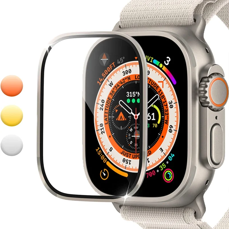 強化ガラスフィルム Apple Watch ウルトラ 49  - Smartwatch Straps & Accessories のレビューと価格