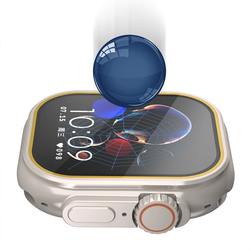 強化ガラスフィルム Apple Watch ウルトラ 49  - Smartwatch Straps & Accessories のレビューと価格