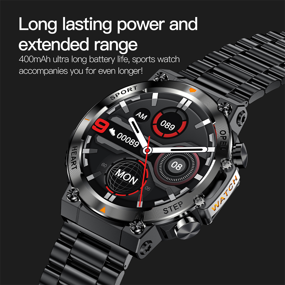 2026年新作スマートウォッチ メンズ 1.39インチAMO - Smartwatch Custom のレビューと価格