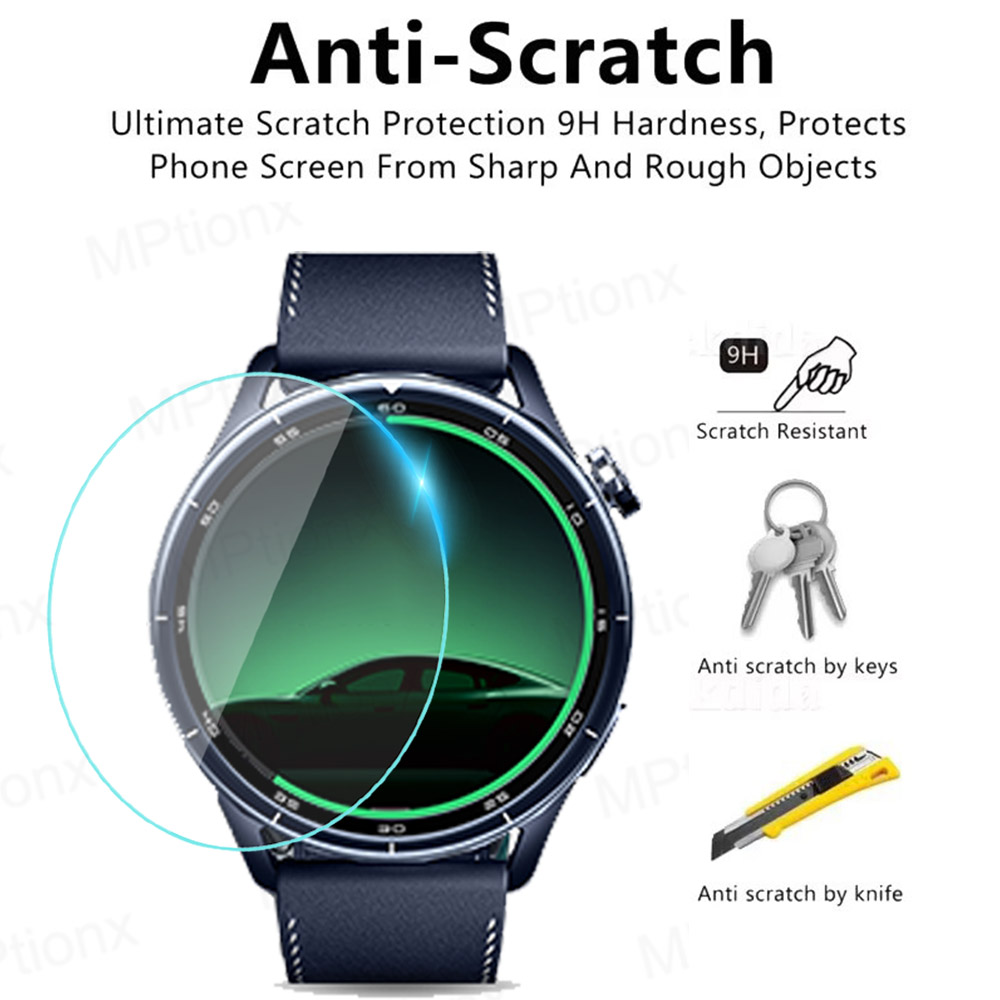 強化ガラス Xiaomi Watch S5 スマートウォッチ - Watch Face Protector のレビューと価格