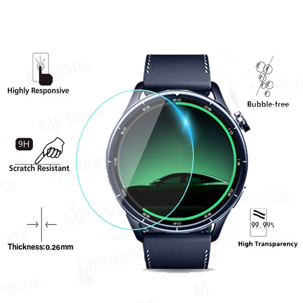 強化ガラス Xiaomi Watch S5 スマートウォッチ - Watch Face Protector のレビューと価格