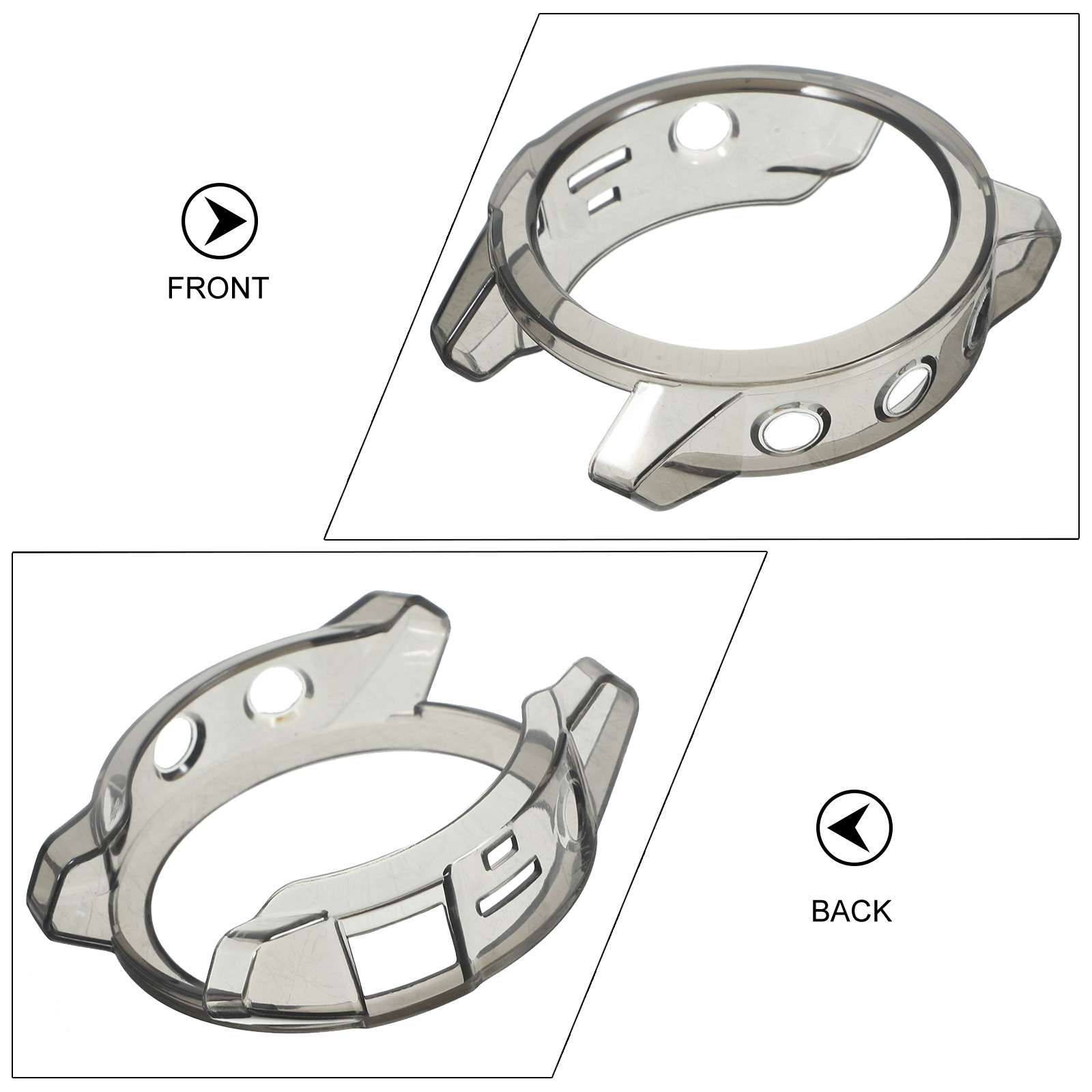 Tpu製ウォッチプロテクター、着脱不要、ストラップ取り外し不 - Smartwatch Straps & Accessories のレビューと価格