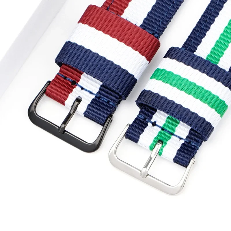 20 ミリメートル 22 ミリメートル織ナイロンストラップサ - Nylon Nato Strap のレビューと価格