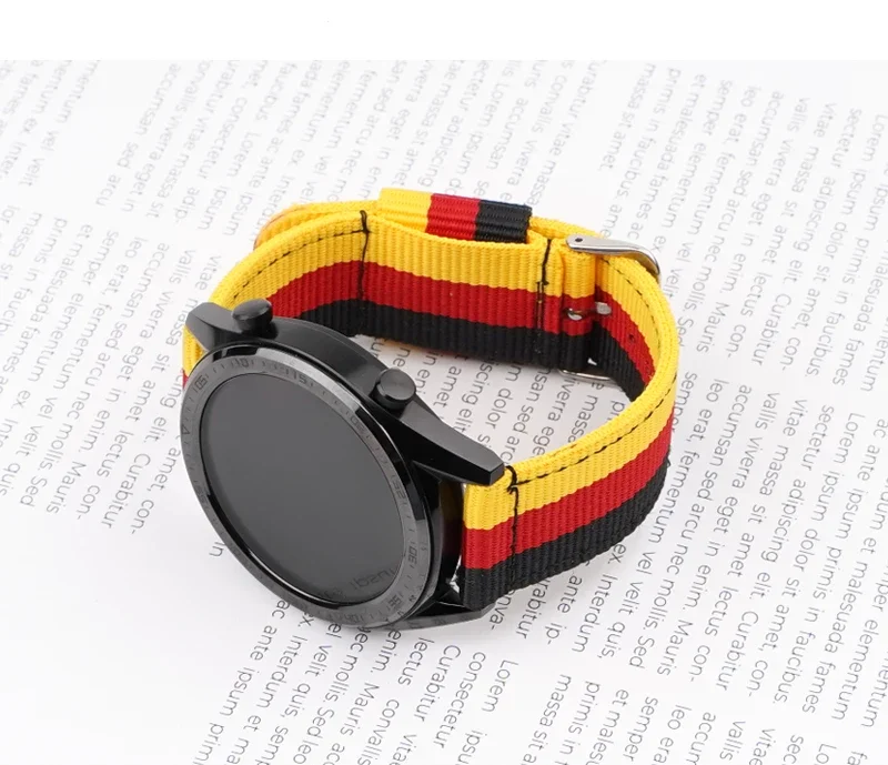 20 ミリメートル 22 ミリメートル織ナイロンストラップサ - Nylon Nato Strap のレビューと価格