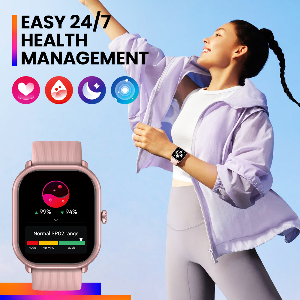Zeblaze-男性と女性のためのGts 3 Proスマート - Smartwatch Face のレビューと価格