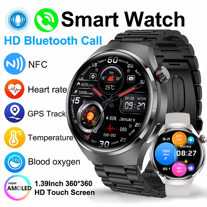 2026 新しいスマートウォッチ心拍数健康モニター Blue - Smartwatch Face のレビューと価格