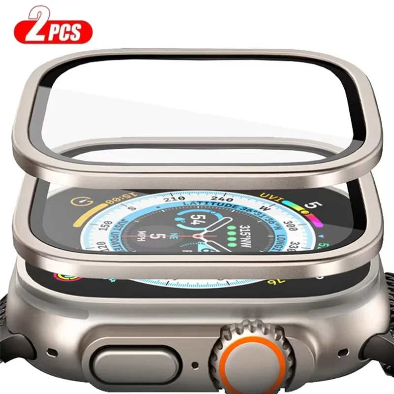 アルミニウム合金ケース + 強化ガラス Apple Watc - Smartwatch Case のレビューと価格