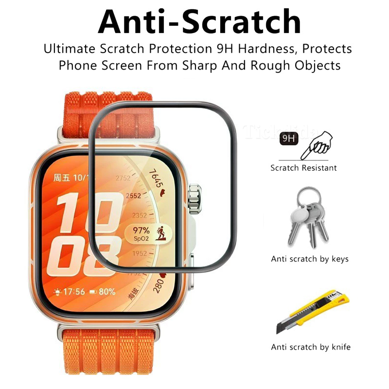 ソフト強化ガラス Huawei Watch Fit 5 Pr - Watch Face Protector のレビューと価格