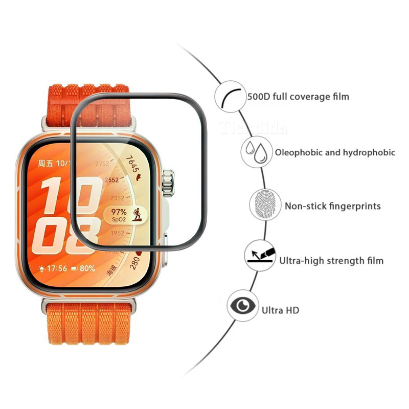 ソフト強化ガラス Huawei Watch Fit 5 Pr - Watch Face Protector のレビューと価格