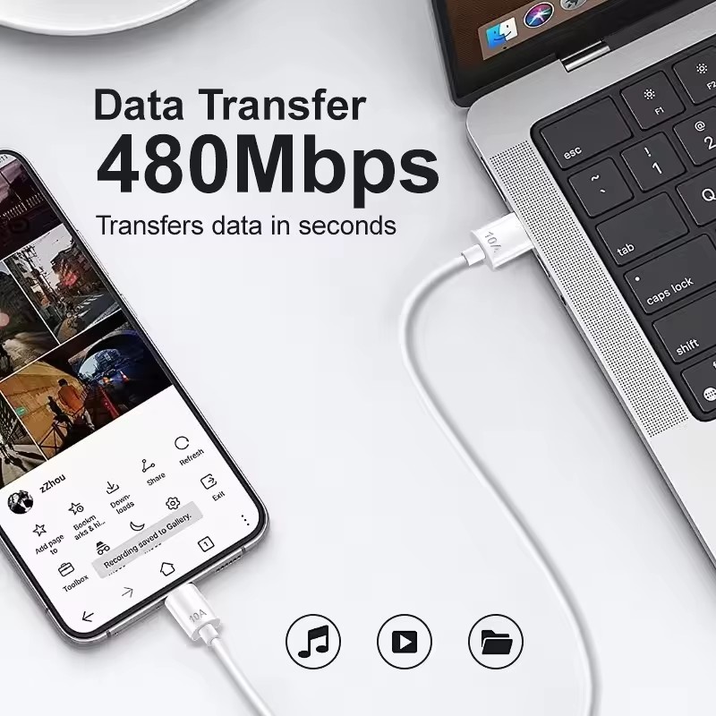 10A Type C急速充電120W USBケーブル Hua - Huawei Nova 12 のレビューと価格