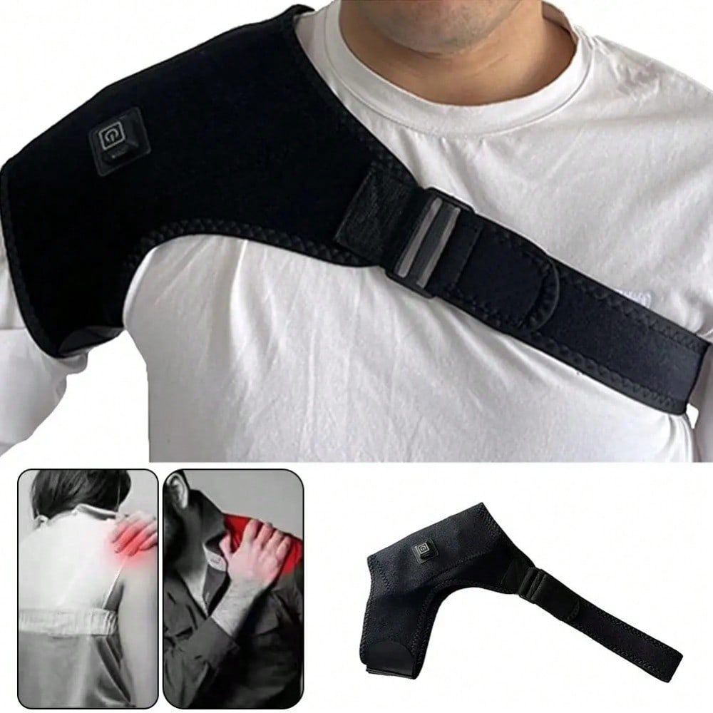 電気加熱肩ブレースラップ肩マッサージサポートベルトストラップ - Rugged Sport Strap のレビューと価格